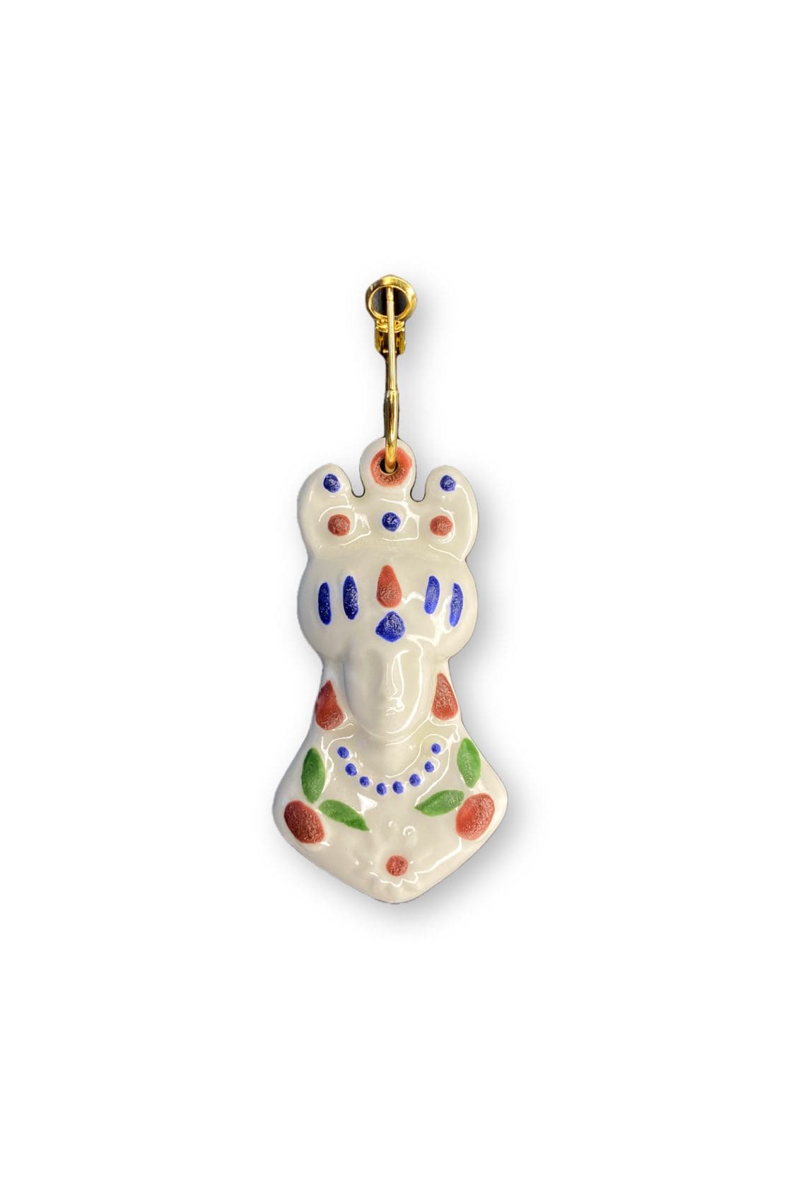 Variopinta | ALMUDAYNA | Pendientes artesanales hechos a mano White Lotus